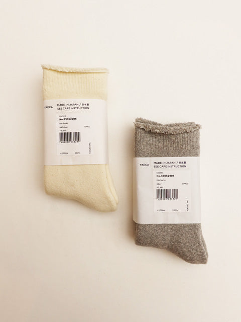 Cotton Pile Socks