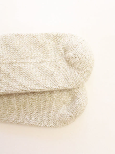 Cotton Silk<br>Ribbed Socks