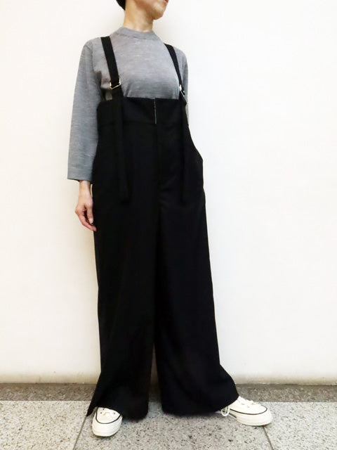 サスペンダー付き<br>ハイウエストパンツ