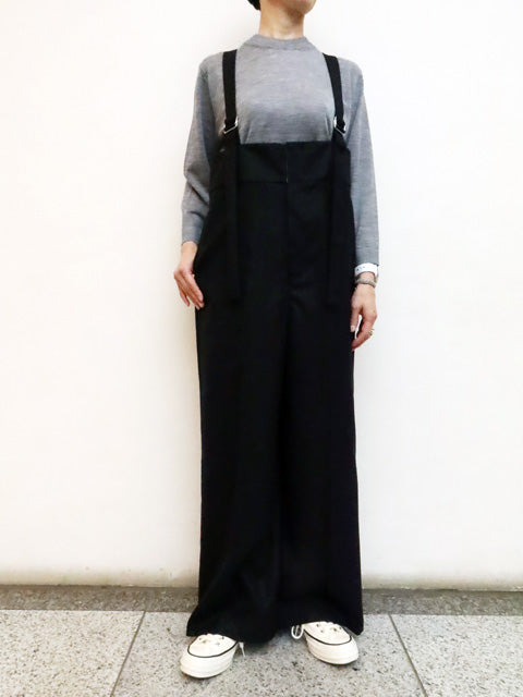 サスペンダー付き<br>ハイウエストパンツ