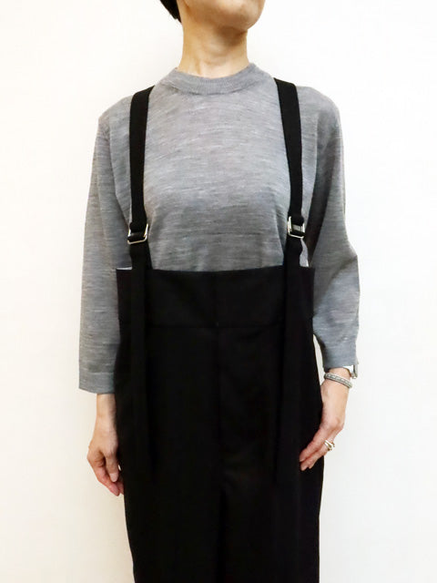 サスペンダー付き<br>ハイウエストパンツ