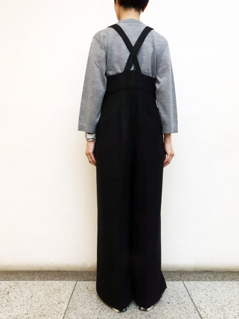 サスペンダー付き<br>ハイウエストパンツ