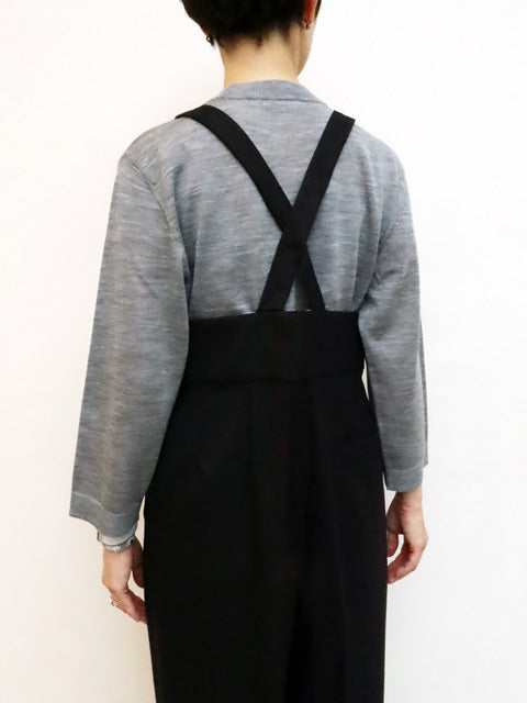 サスペンダー付き<br>ハイウエストパンツ