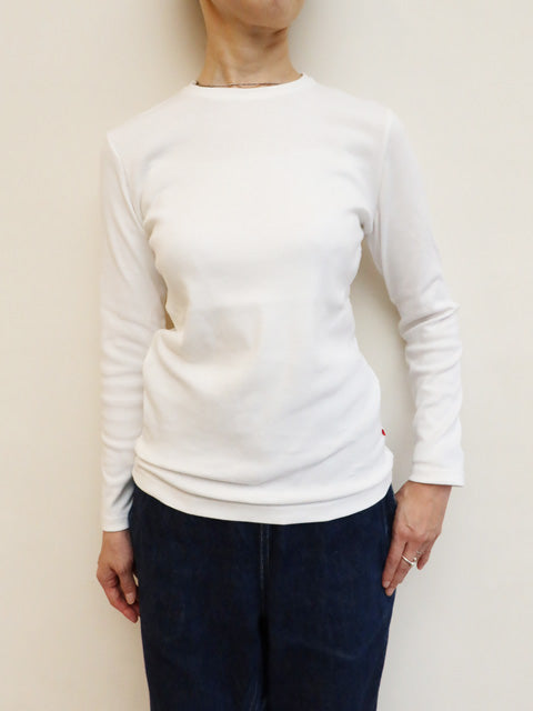 Cネック 長袖プルオーバー