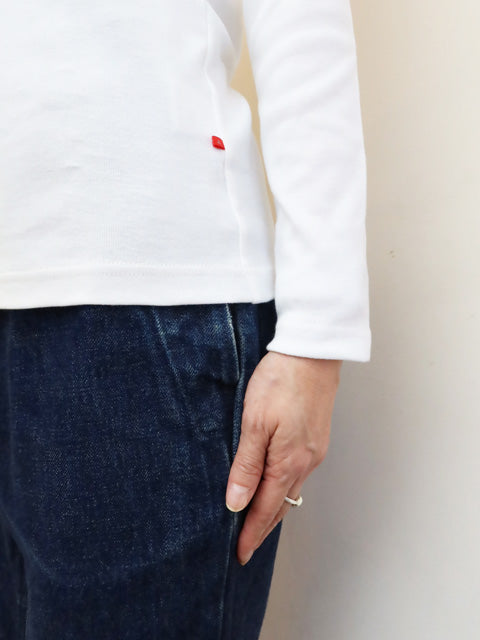 Cネック 長袖プルオーバー