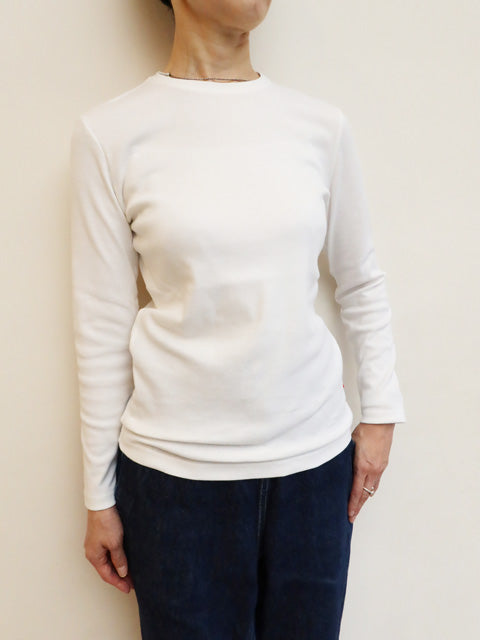 Cネック 長袖プルオーバー