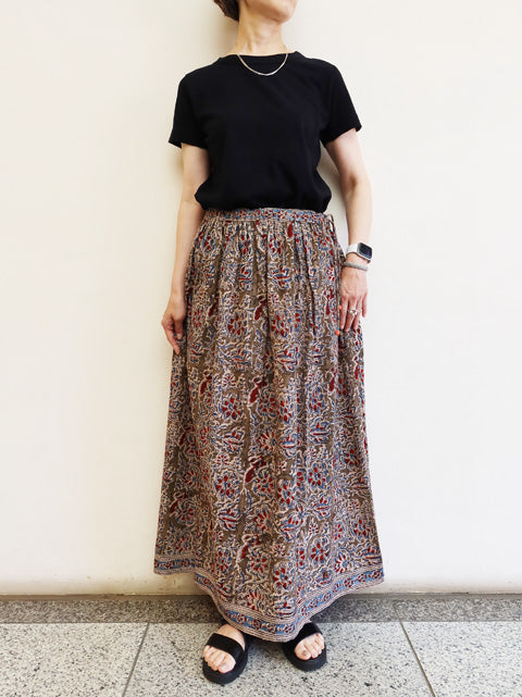 HAND BLOCK PRINTED<br>SKIRT