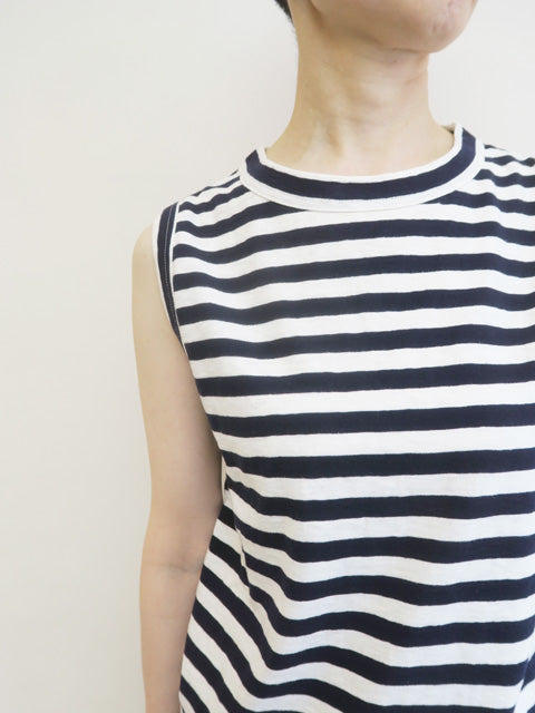 天竺ボーダー タンクトップ