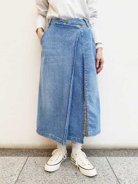 ボアデニムスカート