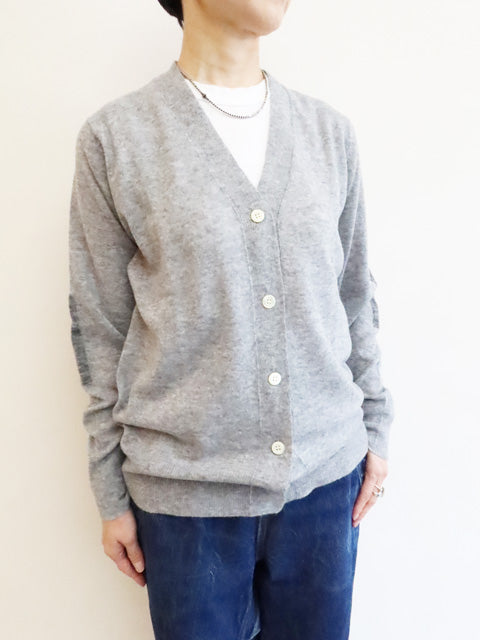 ELBOW PATCH<br>V NECK CARDIGAN