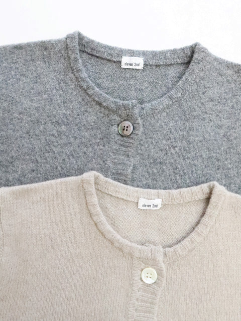 ELBOW PATCH<br>ROUND CARDIGAN