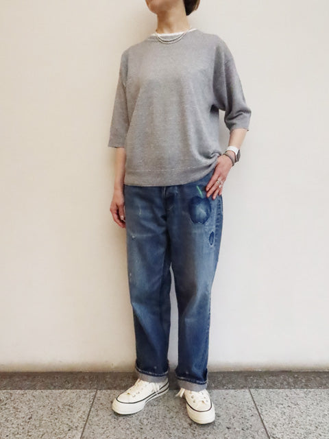 ELBOW SLEEVES SWEATER