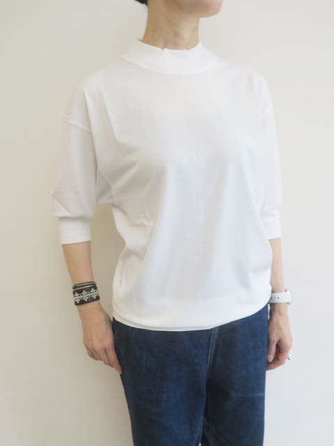 MOCK NECK<br>HALF SLEEVE TEE