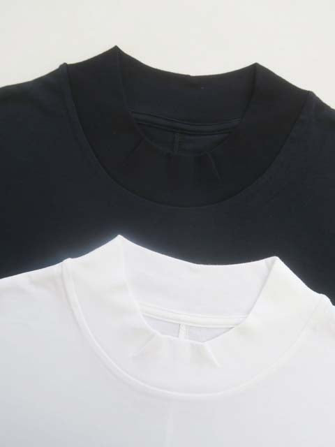 MOCK NECK<br>HALF SLEEVE TEE