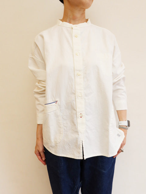 スタンドプルオーバーシャツ