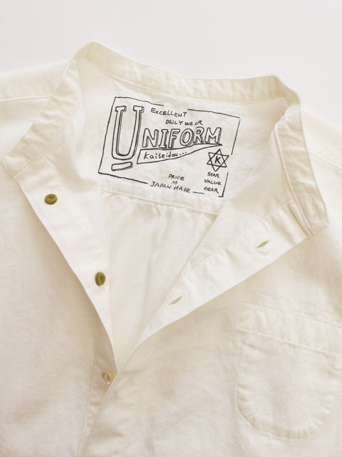 スタンドプルオーバーシャツ