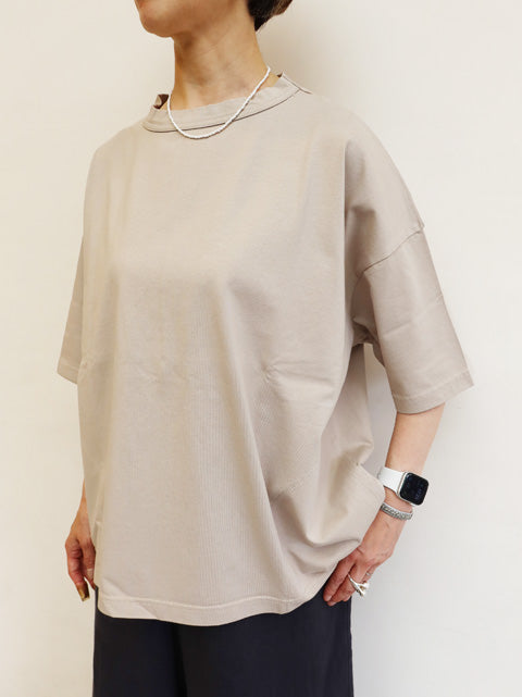 首まわりしっかり<br>5分袖Tシャツ