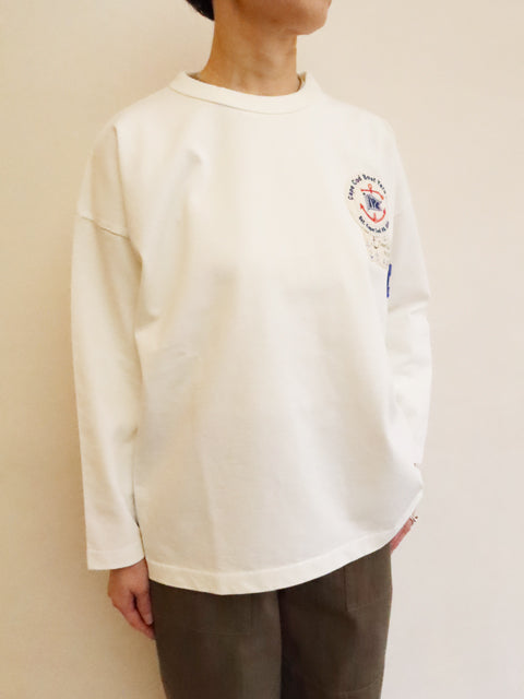 ワッペンペタペタ<br>長袖Tシャツ