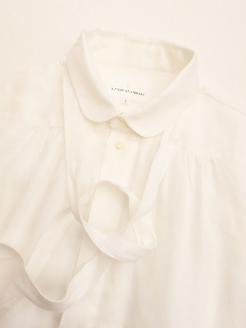 ナチュラルリネン マーガレットブラウス