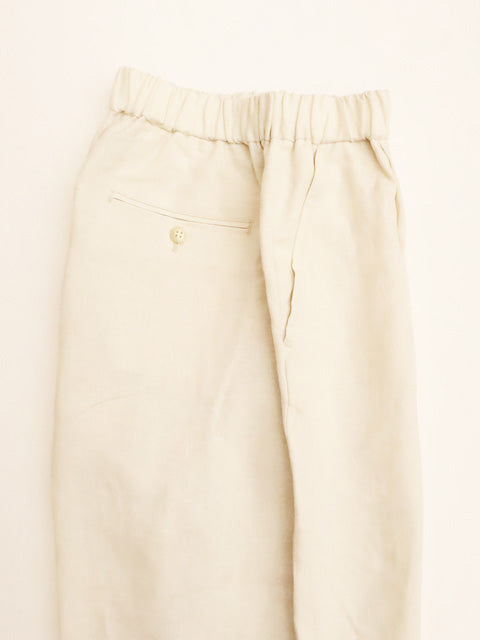 ソリッドリネン ヴォヤージュパンツ