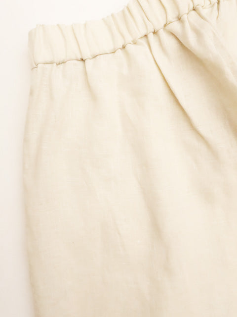 ソリッドリネン ヴォヤージュパンツ