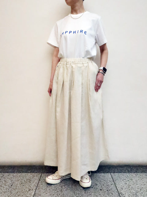 ソリッドリネン ヴォヤージュスカート