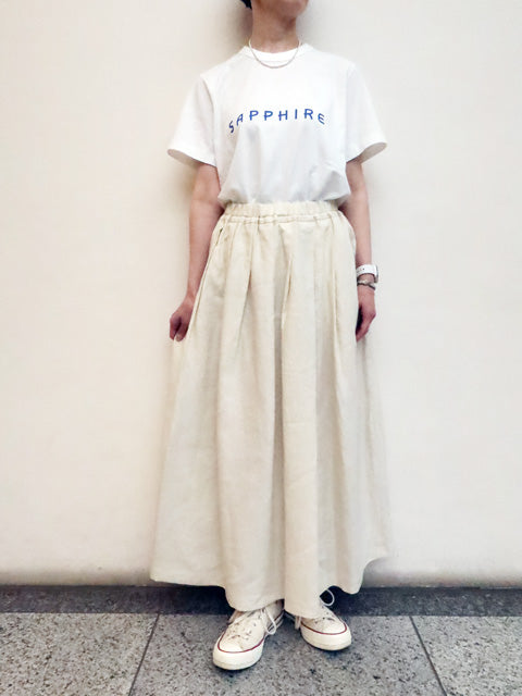 ソリッドリネン ヴォヤージュスカート