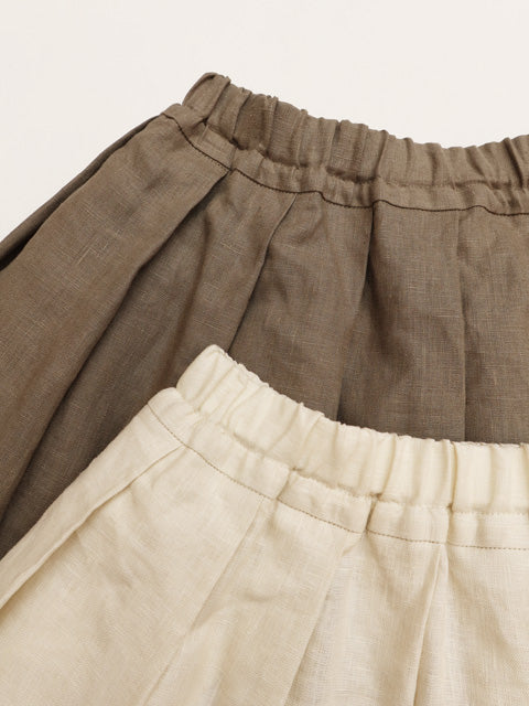 ソリッドリネン ヴォヤージュスカート