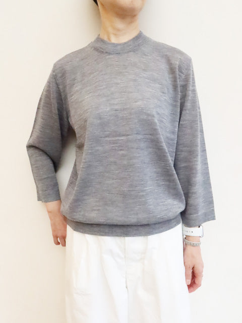 8分袖プルオーバーセーター