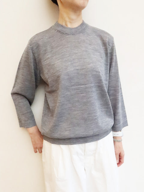 8分袖プルオーバーセーター