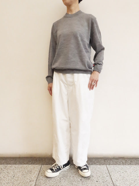 長袖プルオーバーセーター