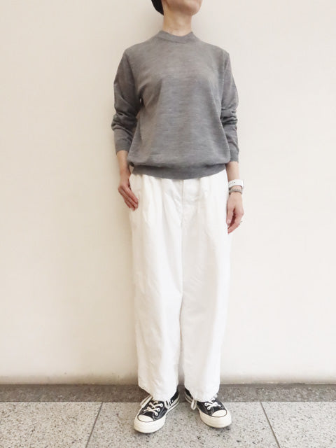 長袖プルオーバーセーター