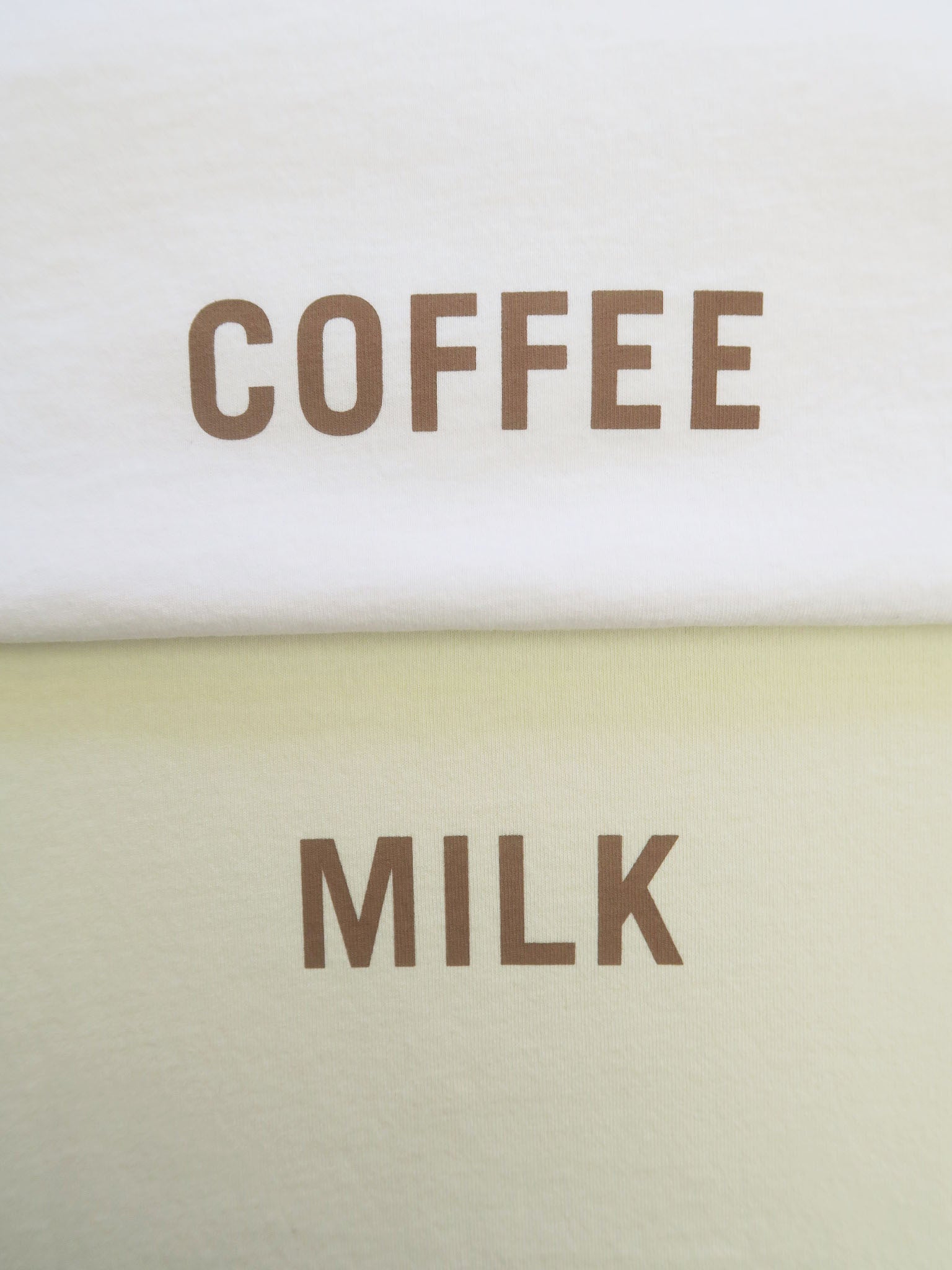 半袖Tシャツ COFFEE-MILK