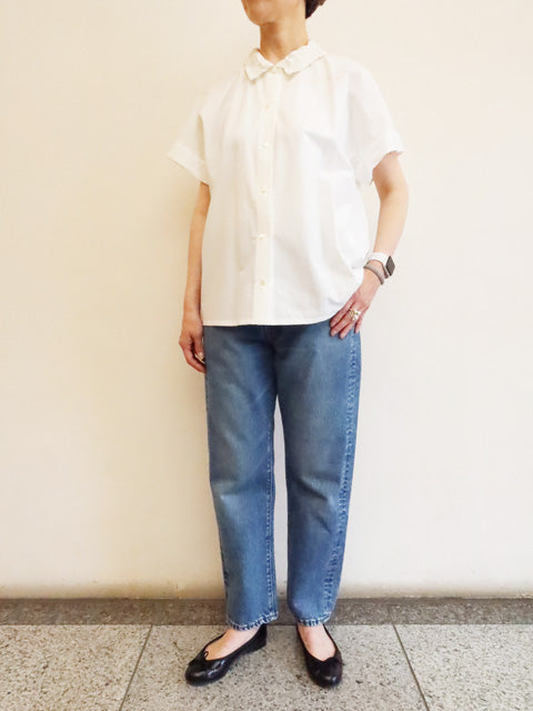 washer collar wide shirt