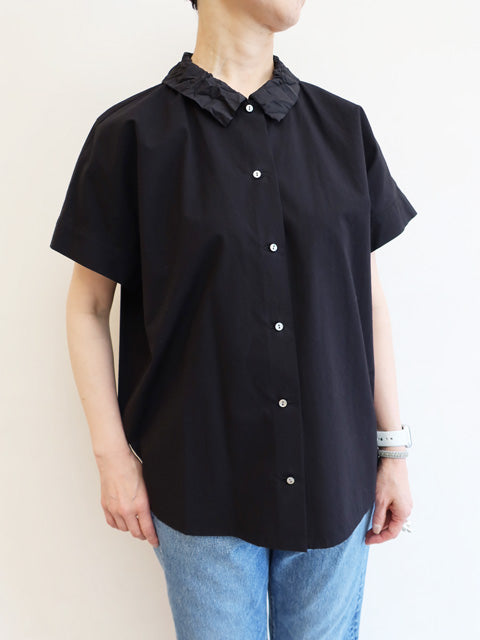 washer collar wide shirt