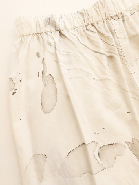 marble print culotte PT