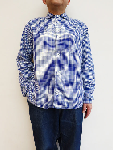 ニュースタンダード<br>長袖ギンガムチェック