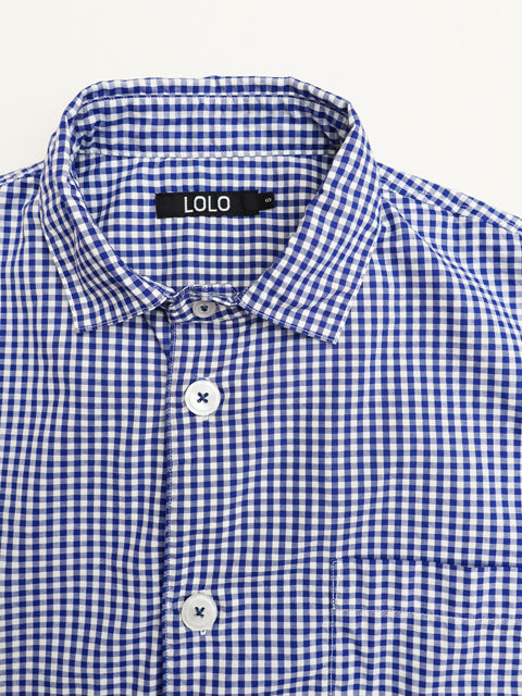 ニュースタンダード<br>長袖ギンガムチェック