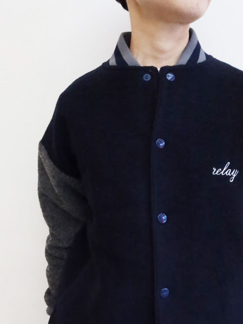 ウールポリエステルスタジャン