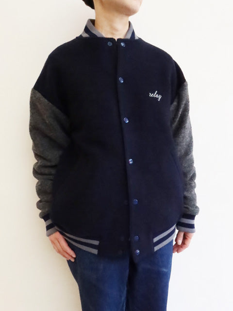 ウールポリエステルスタジャン