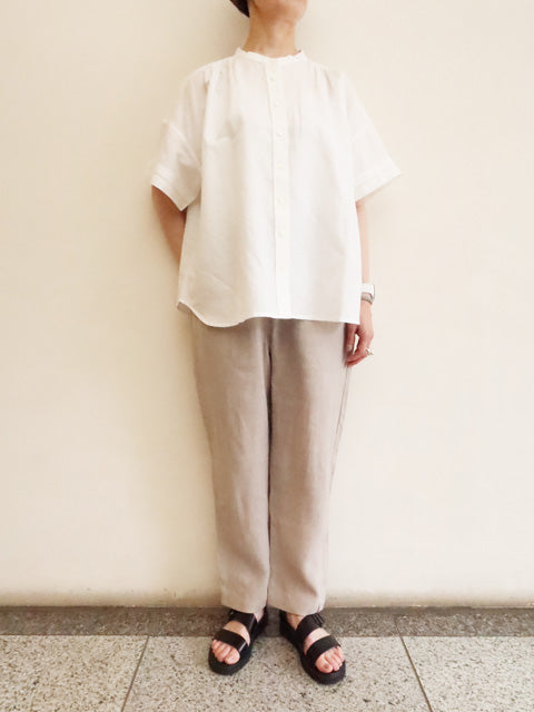 SLIM LINEN PANTS