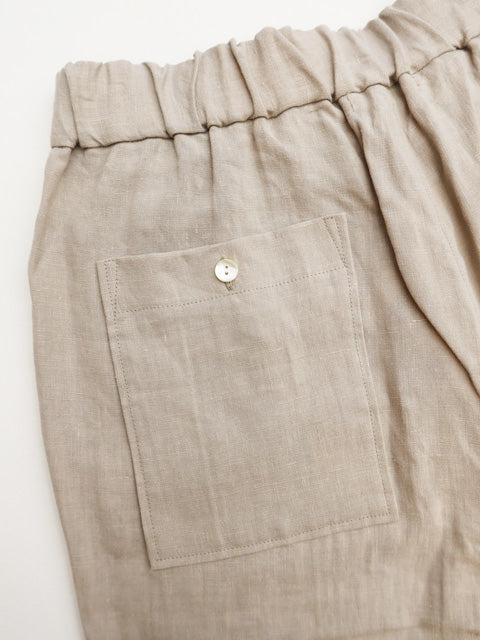 SLIM LINEN PANTS