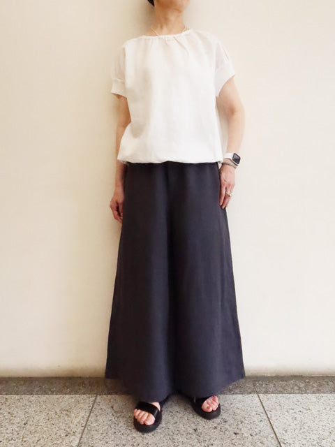 WIDE LINEN PANTS