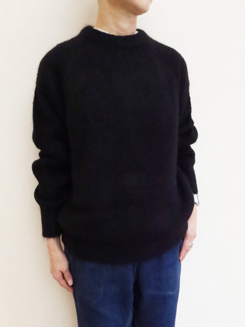 3G天竺 アルパカ×ウール<br>ラグランスリーブ クルーネック