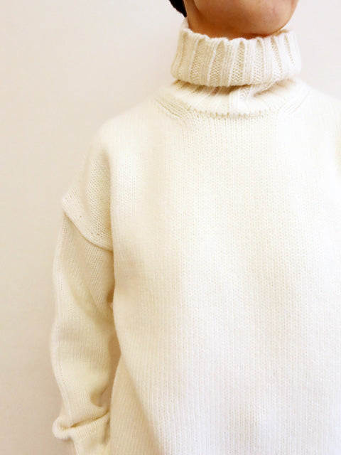 3G ジーロンラム×カシミヤ<br>ドロップショルダー