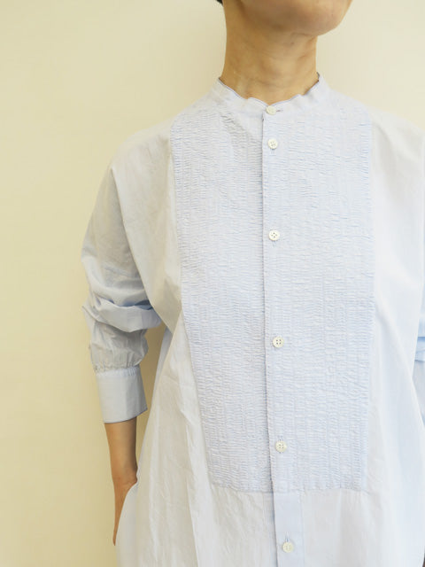 コットンサッカー<br>ブザムシャツ