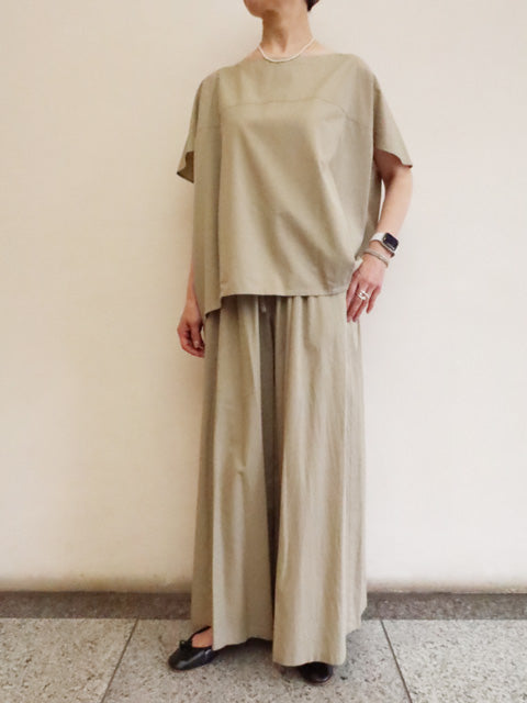 コットン<br>シェルワイドプルオーバー