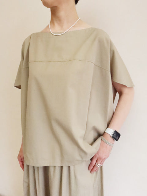 コットン<br>シェルワイドプルオーバー