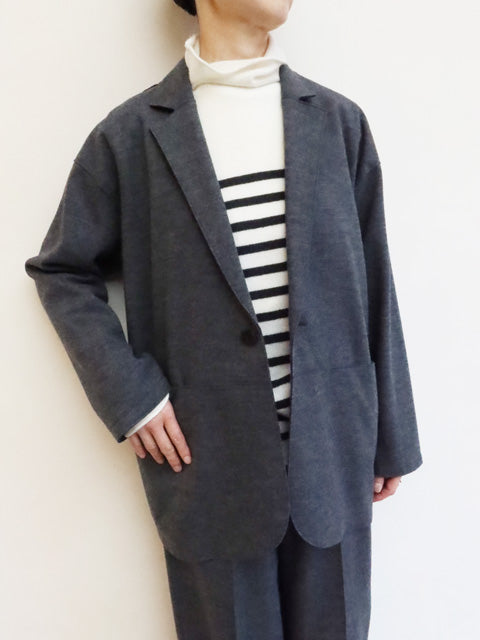 ウールミルドスムース<br>チェスタージャケット
