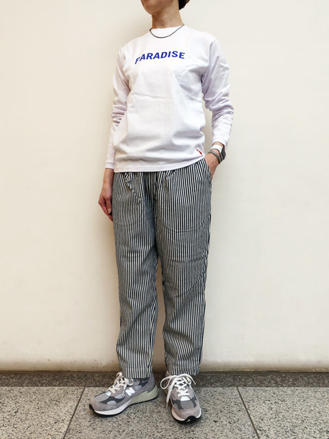 ワンタック テーパードパンツ